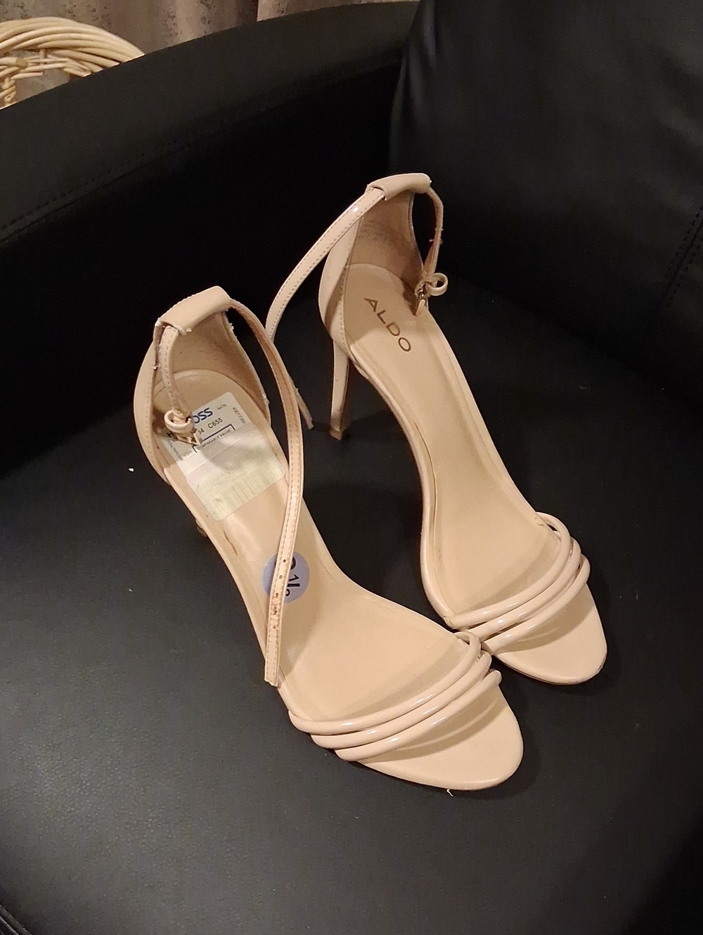 ALDO Blush Strappy Stiletto Sandals